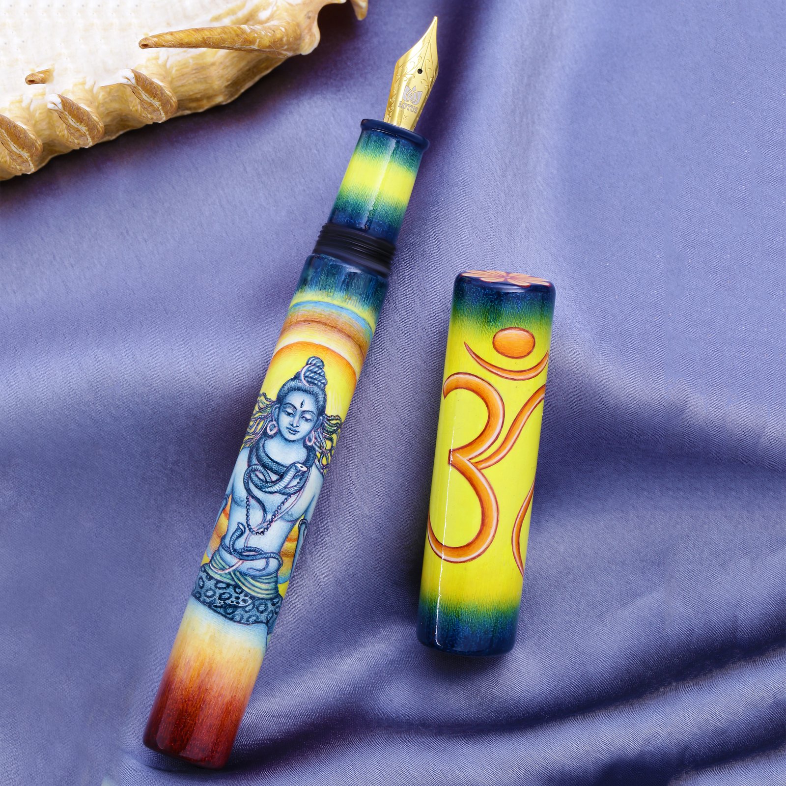 Custom hand painted fountain pens